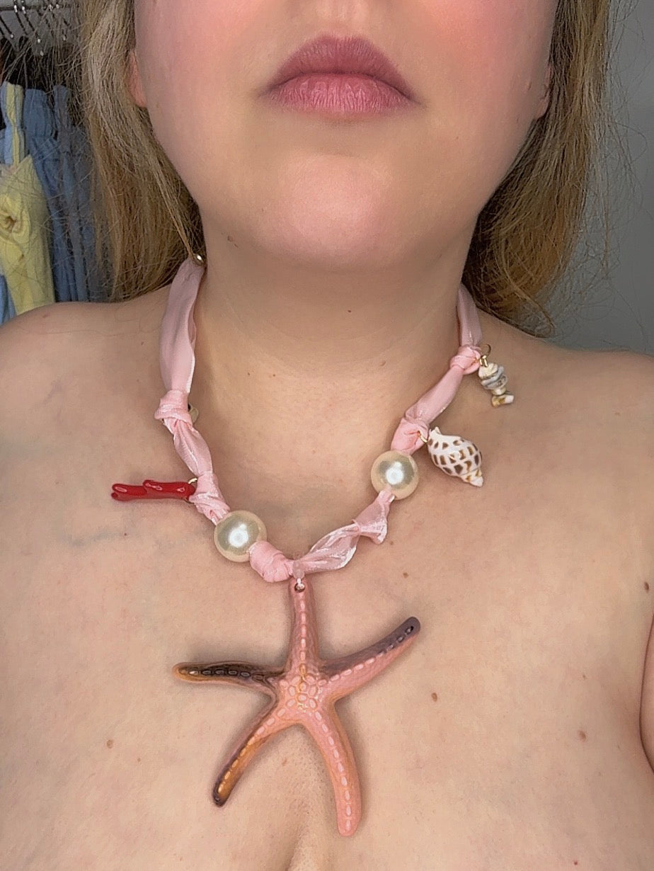 Colgante súper estrella rosa