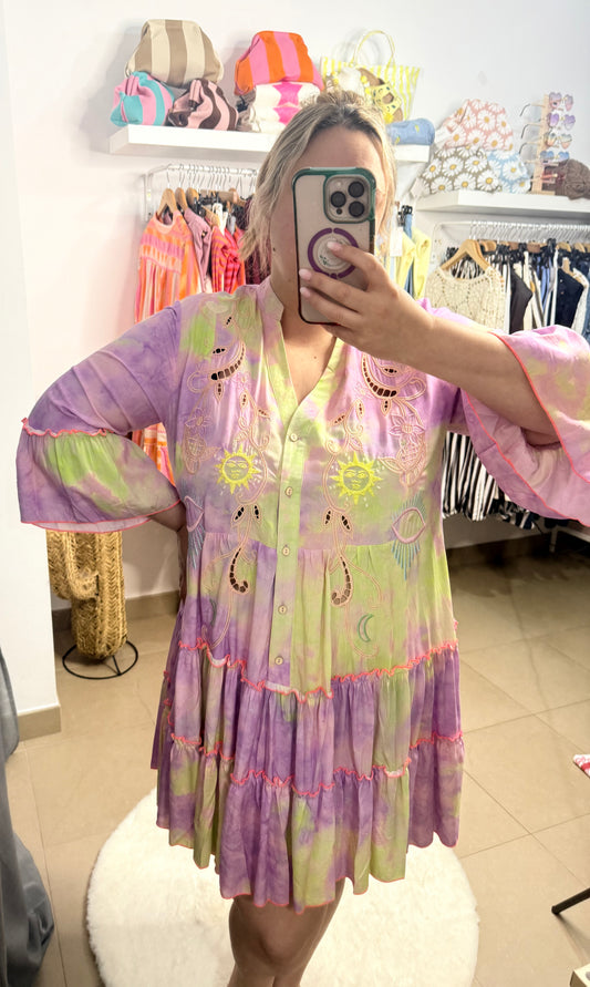 Vestido sol lila