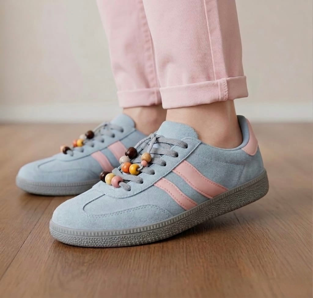 Zapatilla Adi blue/pink