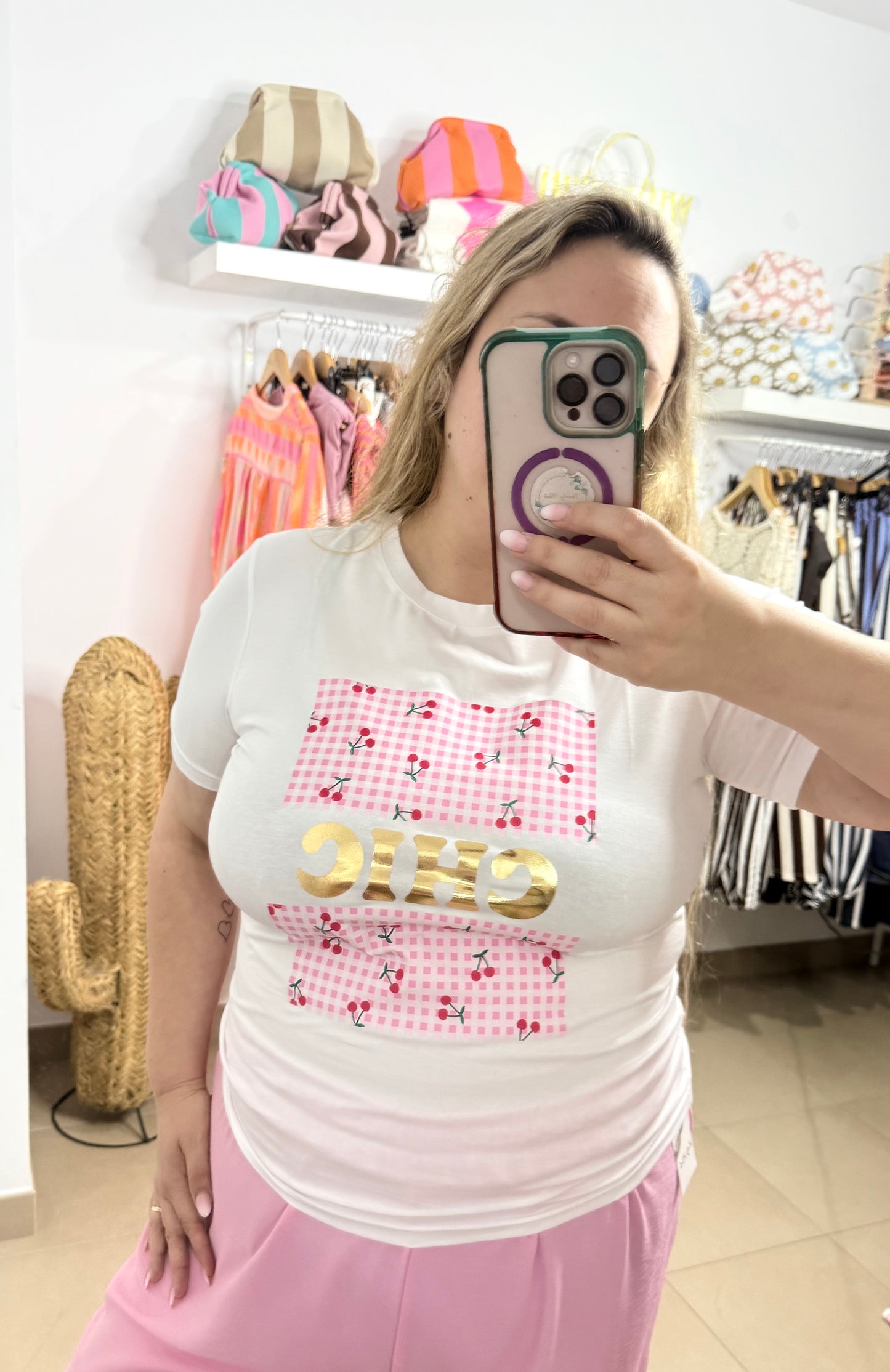Camiseta cherry chic