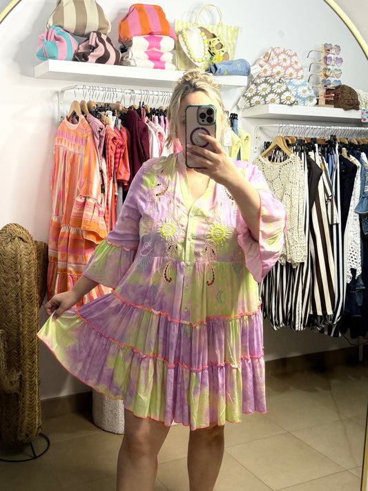 Vestido sol lila