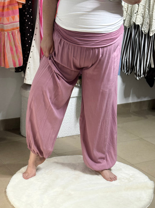 Pantalón bombacho rosa